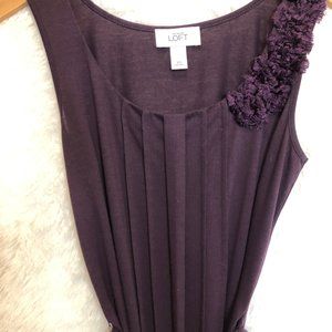 Spring Ruffle Sleeveless Dress w/Belt